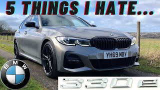 5 THINGS I HATE ABOUT THE NEW 2021 BMW 330e TOURING REVIEW!!!