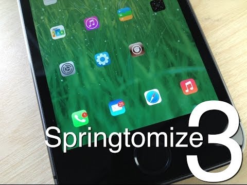  iOSMac Springtomize 3, la mejor manera de personalizar iOS 7 | Cydia [Vídeo]  