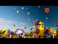 2016 Albuquerque Balloon Fiesta: Mass Ascension, Day 1: Landing and Takeoff Timelapse