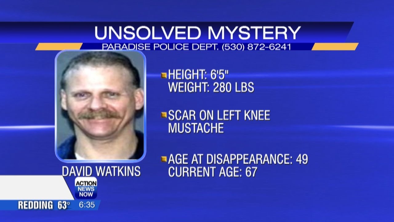 Unsolved Mystery: David Watkins' disappearance in Paradise