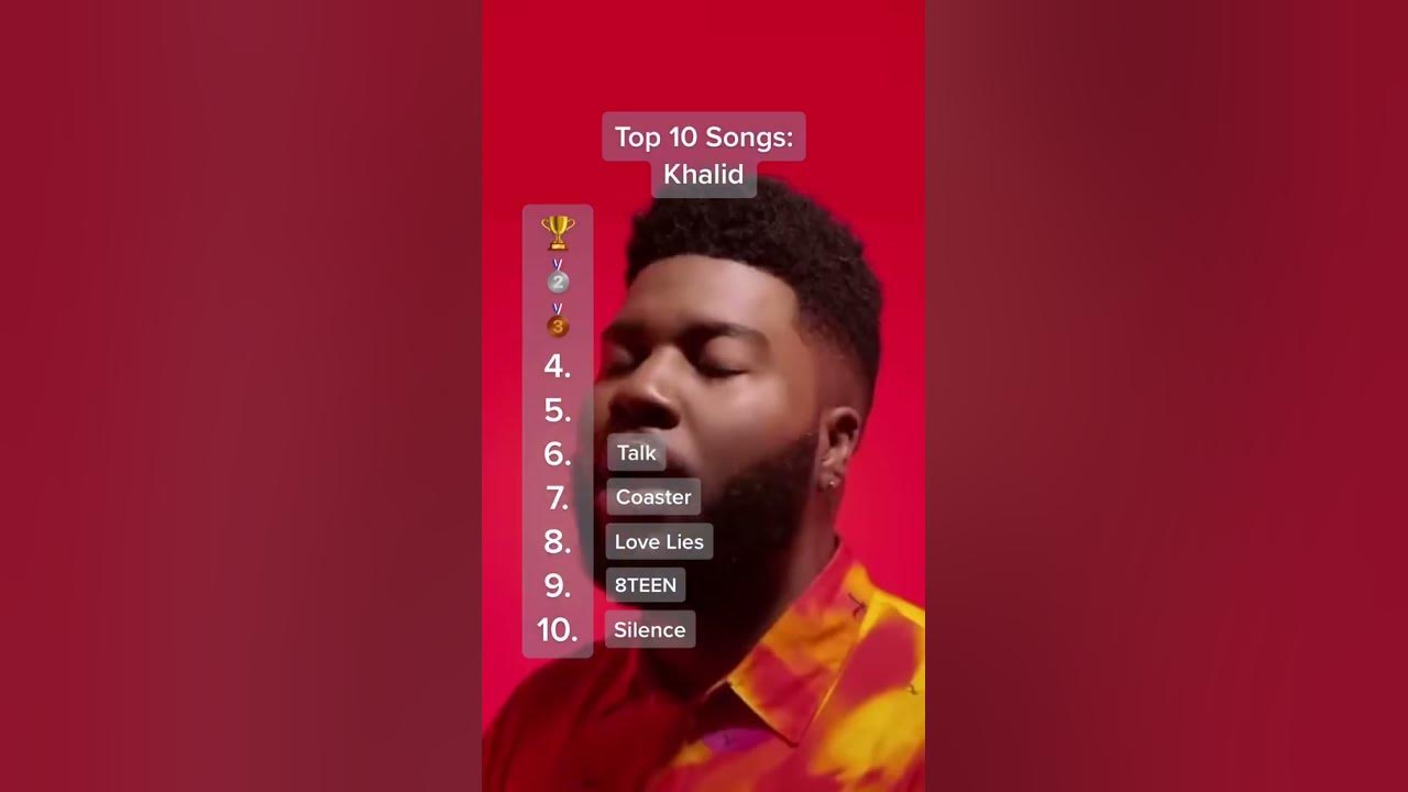 top 10 songs of khalid 🔥