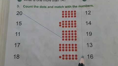 Mathematics, Std 1st|Topic- Introduction ,writing of 11 to 20|English Medium|Maharashtra State Board