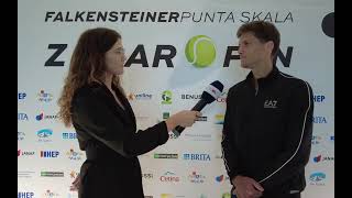 Nino Serdarušić intervju - Falkensteiner Punta Skala Zadar Open 2024