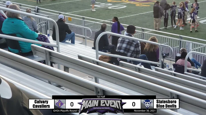 GHSA Girls 7v7 Flag Football Playoffs Round 1: Calvary v Statesboro