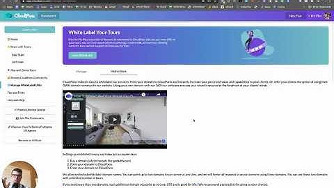 [New Feature] CloudPano White Label / Private Label Domain Manager For Your Virtual Tour Business