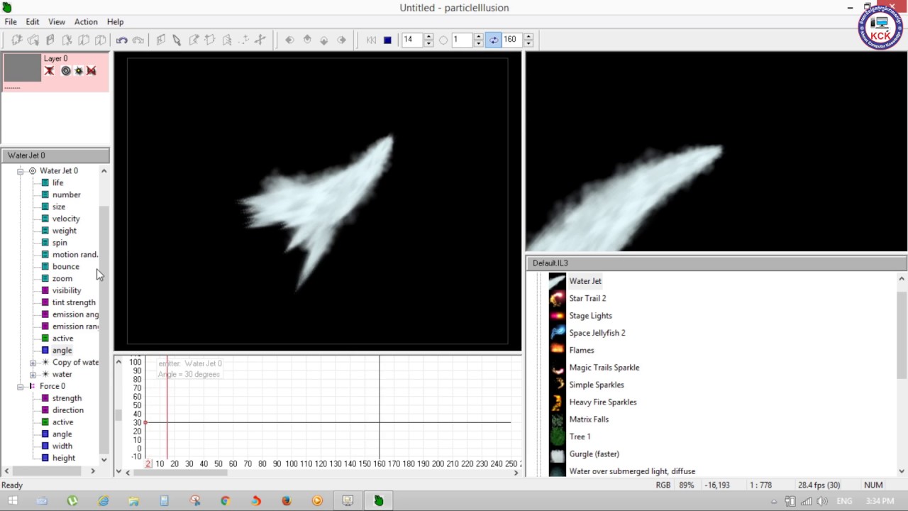 08. Particle illusion Add Force - Khmer Computer Knowledge