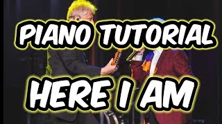 Video thumbnail of "Here I am by: air supply piano tutorial (How to play here i am by air supply)"