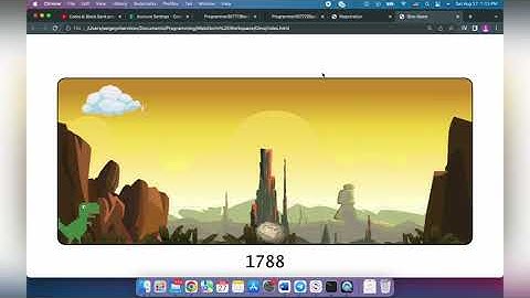 CodeLib Dino Game HTML/CSS/JS demo | Work #3