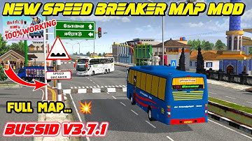 🎀🤩NEW SPEED BREAKER FULL MAP MOD BUSSID V3.7.1🔥😎