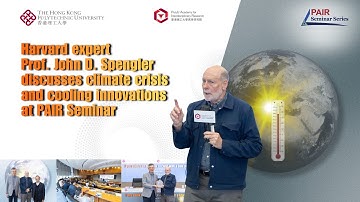 PAIR Seminar by Prof.  John D.  SPENGLER (9 Dec 2025)