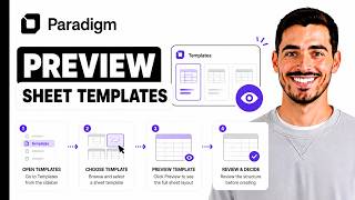 How to Preview Sheet Templates in Paradigm AI in 2026