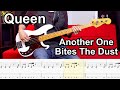 Queen - Another One Bites The Dust // BASS COVER + Play-Along Tabs