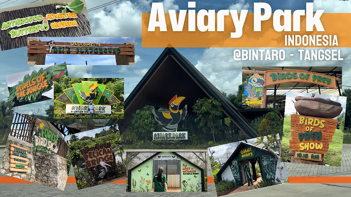 AVIARY PARK INDONESIA - BINTARO | AKHIRNYA BUKA DAN REVIEW LENGKAP SPESIAL SEBELUM GRAND OPENING