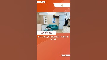 Chung cư tầng 3 phố Đại Linh, Hà Nội - 45 m² - 1,3 Tỷ #hanoi #izclip