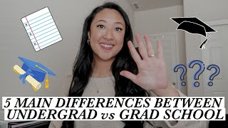 WHAT'S THE DIFFERENCE BETWEEN UNDERGRAD vs GRAD SCHOOL?