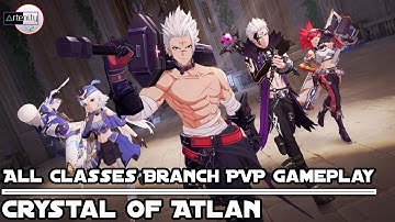 Crystal of Atlan: All Classes Branch PVP Gameplay [MMORPG Mobile on Android/iOS]