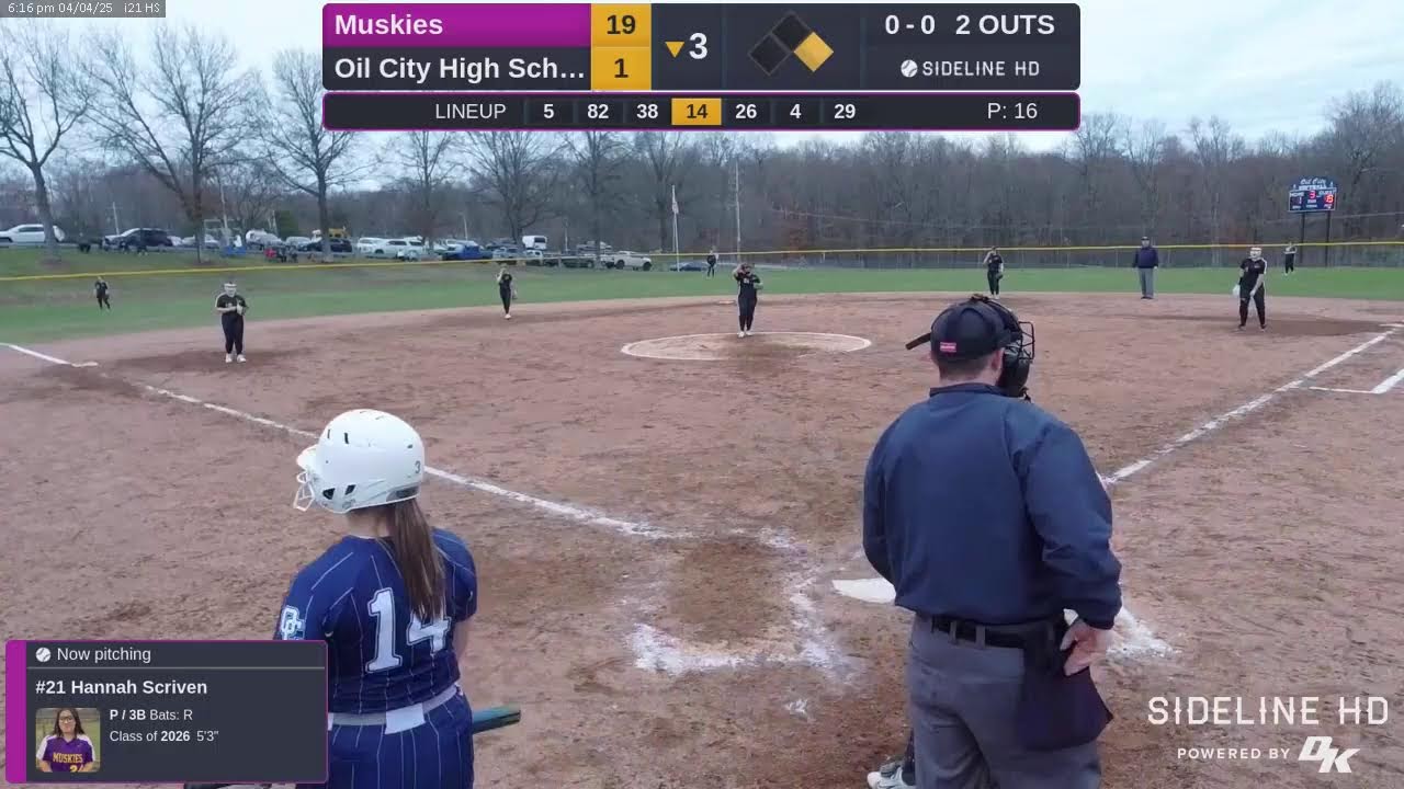 JHS Muskies - Varsity vs Oil City High School (2025.04.04) - YouTube