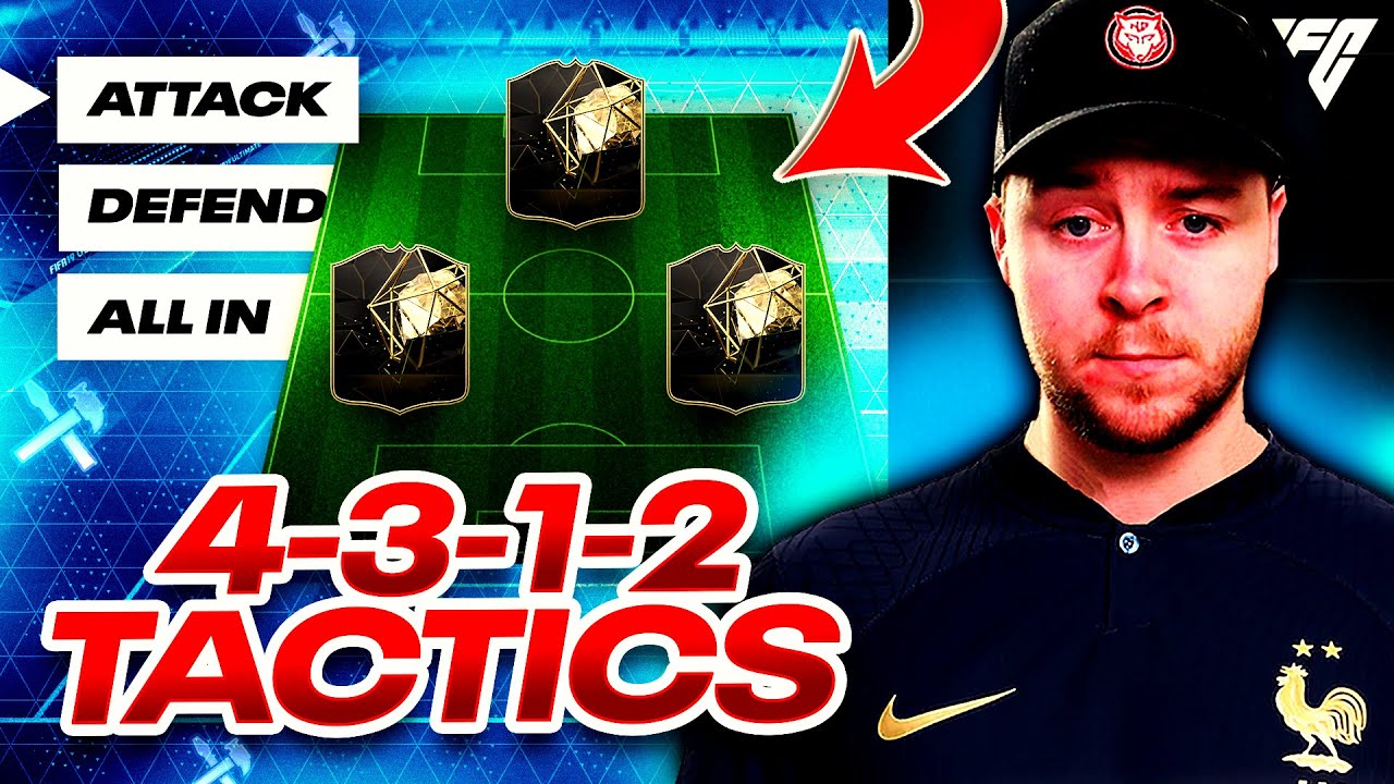 THE BEST 4312 CUSTOM TACTICS & PLAYER INSTRUCTIONS 🤯 EAFC 24 Ultimate Team