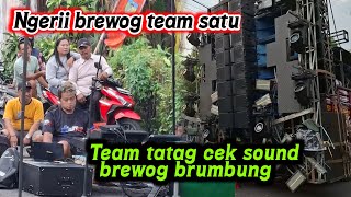 Brewog pusat cek sound karnaval brumbung hari ini