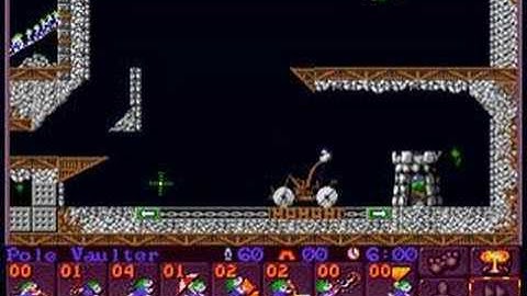 Medieval, level 10; a Lemmings 2 walkthrough