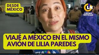 Lilia Paredes a México: así fue el viaje de la esposa de Pedro Castillo, según pasajera