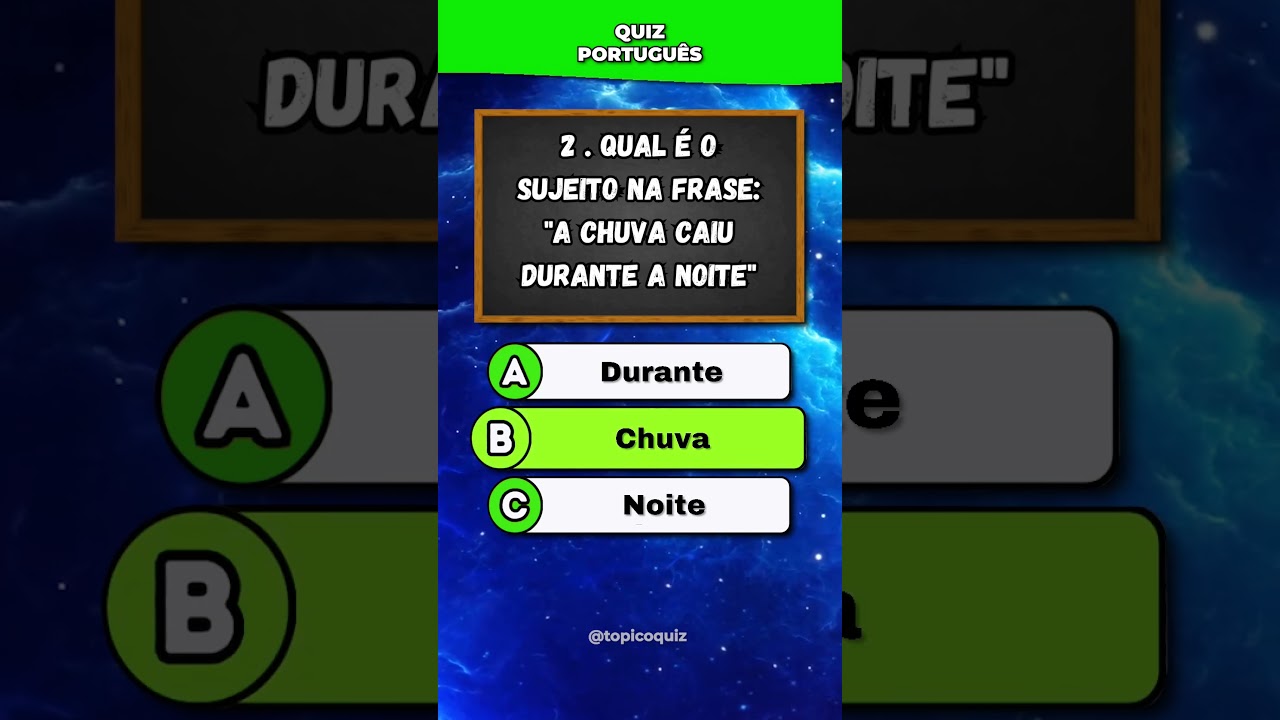 🇧🇷 Quiz de português!