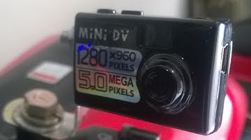 Lightest, smallest camera. Mini DV Camera 1280 x 960 Pixels 5MP Recording Test