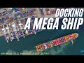 Docking a Mega Ship -- How Marine Pilot Manoeuvres a Ship in Port?