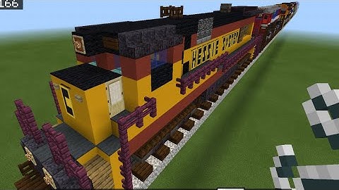 Minecraft Chessie System U30C locomotive tutorial
