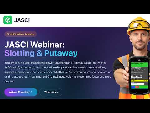 JASCI Webinar: Slotting & Putaway