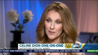 Backstage with Celine Dion on Good Morning America HD 1-11-2012