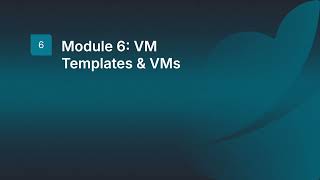 OpenNebula Certified Practitioner | Module 6: Virtual Machine Template