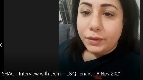 SHAC Film - interview with Demi - an L&Q Housing Group tenant