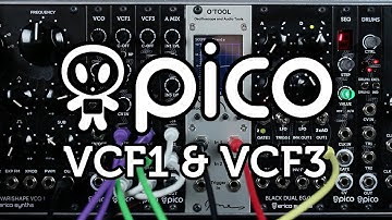 Erica Synths Pico VCF1 & VCF3 demo