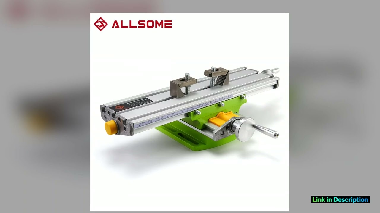ALLSOME BG6330 Compound Table Working Cross Slide Table Worktable for Milling Drilling Bench