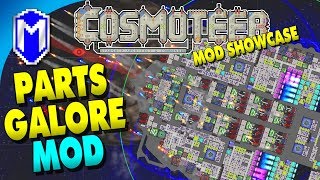 Parts Galore Mod, Roof Mounted Weapons FTW! - Cosmoteer Mod Showcase, Gameplay And How To Guide