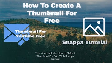 Snappa Tutorial - How to Make a Thumbnail for YouTube Videos (Free & Easy)
