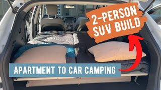 SUV Camper Conversion (2018 Hyundai Santa Fe) Under $400