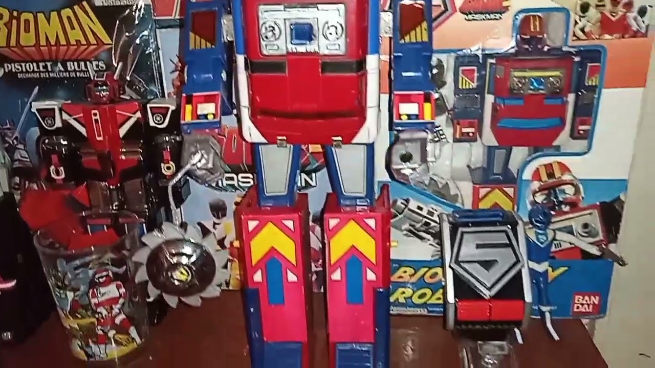 Voiture Bioman 2 Maskman Turboranger 1987 Bandai Loose