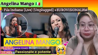 Angelina Mango - Fila Indiana (Live) | Italy 🇮🇹 | #Eurovisionalbm || Filipina Reacts