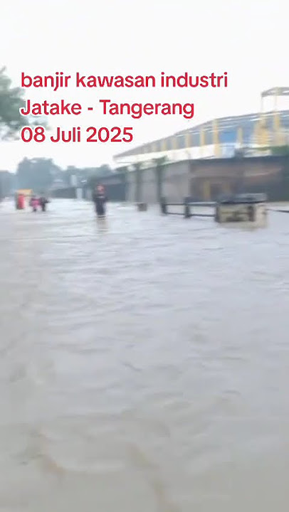 Jatake industrial area flooded