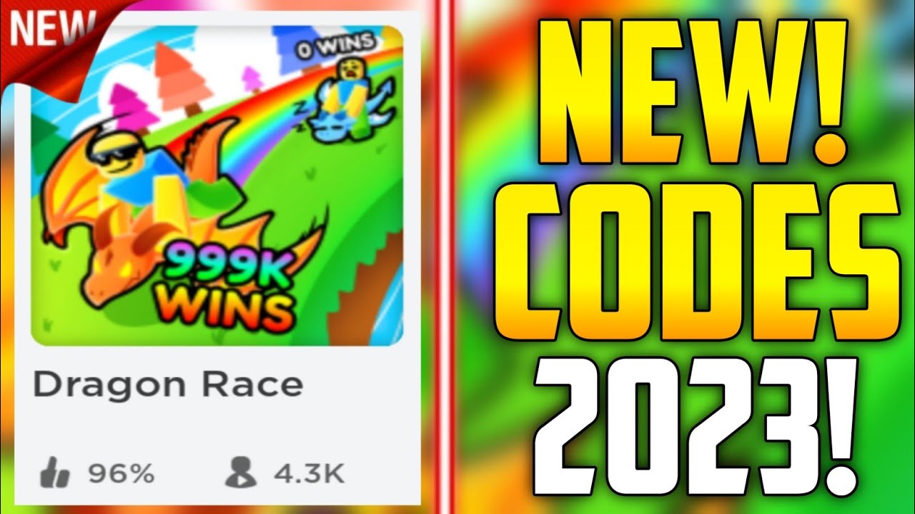 FUTURE CODES!!  *NEW* ROBLOX DRAGON RACE CODES 2023! 