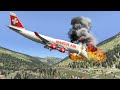 Pilot Texting On Phone During The Flight Causing Airplane To Collide Into Mountain | X-Plane 11
