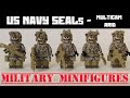 Military minifigures  us navy seals  multicam arid unofficial lego aliexpress