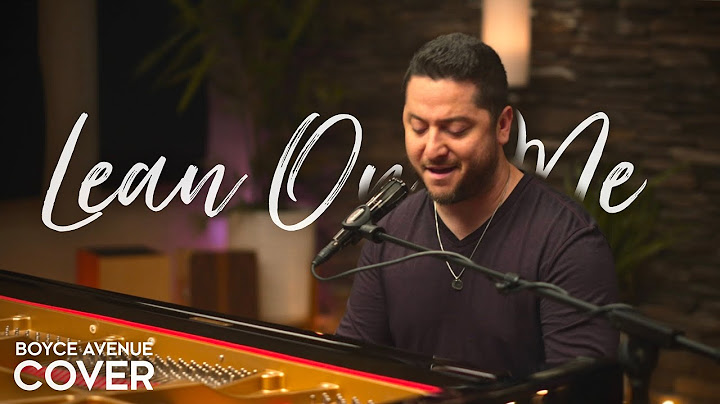 Lean on Me Cover version - Cover performance video thumbnail
