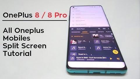 Oneplus 8 | 8 Pro | 8t | Split Screen Mode or Dual Screen Settings Tutorial