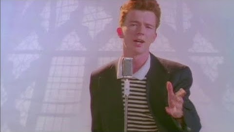 rick roll but its 2x speed