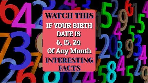 Birth Day (Date) Numerology for People Born on 6, 15, 24 (Facts, Luck Factors, Life Path Number)