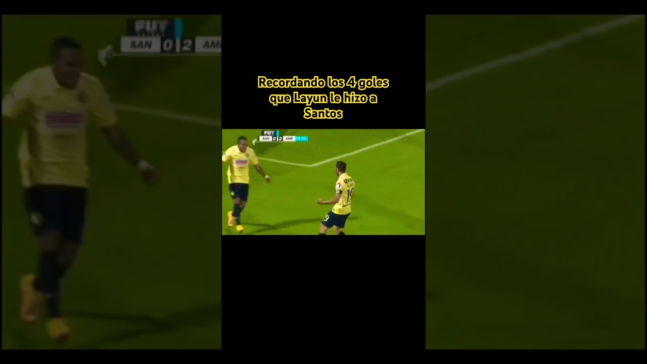 Miguel Layun golea #santos 4, #america #clubamerica #todoesculpadelayun