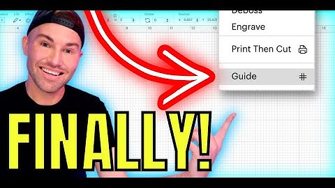 NEW! How To Use GUIDES in Cricut Design Space! 😱